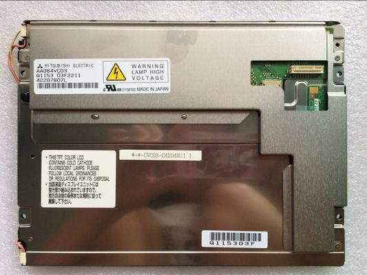 AA084VC07 Mitsubishi 8,4&quot; Temp do armazenamento do ² da POLEGADA 640 (RGB) ×480 200 cd/m.: -20 ~ EXPOSIÇÃO INDUSTRIAL do LCD de 80 °C