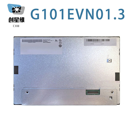 G101EVN01.3 AUO 10,1 polegadas de luz de fundo WLED,Vida ≥ 50K horas,Com condutor LED,I/F reverso, 6/8 bits