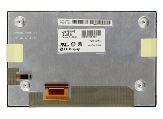 LA070WV7-SL02 LG Display 7&quot; 800 ((RGB) × 480 WVGA 133PPI 1000 cd/m2