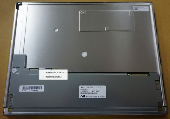 Temp do armazenamento de AA121ST01 Mitsubishi 12.1INCH 800×600 RGB 600CD/M2 WLED LVDS.: -30 ~ EXPOSIÇÃO INDUSTRIAL do LCD de 80 °C