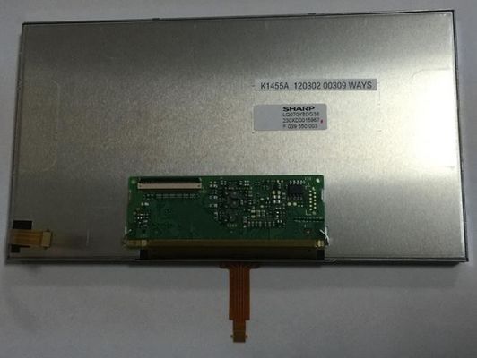 7&quot; LCM 800×480RGB 	exposição afiada do ² LQ070Y5DG36 TFT LCD de 485cd/m