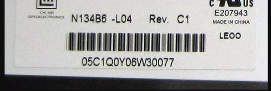 N134B6-L04 CMO 13,4” 1366 (RGB) EXPOSIÇÕES INDUSTRIAIS do LCD do ² de ×768 220 cd/m