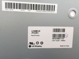 Display LG 49&quot; 450cd/m2 Display LCD WLED 45PPI LD490EUE-FHB1 89/89/89/89 (tipo.)