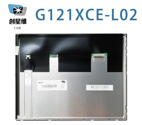 G121XCE-L02 INNOLUX 12,1” 1024 (RGB) EXPOSIÇÕES INDUSTRIAIS do LCD do ² de ×768 500 cd/m
