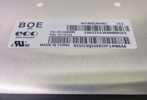 NV140QUM-N53 BOE 14.0&quot; 3840 ((RGB) × 2160, 500 cd/m2