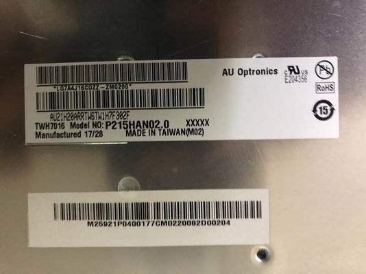 P215HAN02.0 AUO 21,5" 1920 ((RGB) × 1080, 1500 (Typ.) ((cd/m2)