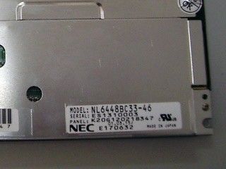 NL6448BC33-46 10.4 INCH 640 RGB×480 VGA 76PPI NEC TFT LCD 530/550g (tipo / máximo.)