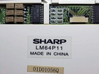 LM64P11 6,0 exposições afiadas da POLEGADA 640×480 VGA TFT 121,58 × 91,18 (H×V)