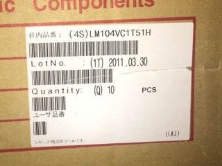 LM104VC1T51H 10,4 polegadas 640×480 Painel LCD Industrial Faixa Vertical RGB