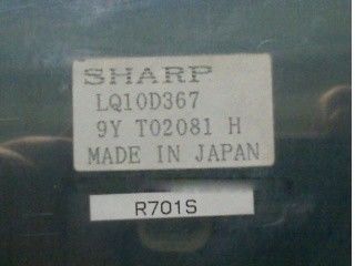 LQ10D367 10,4 polegadas 640 × 480 LCM Sharp TFT LCD Display 211.2 × 158,4 (H × V)