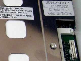 10.4&quot; 640×480 LQ104V1DG21 Ângulo de visão 70/70/40/70 Display LCD TFT nítido