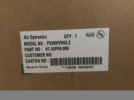 55 polegadas RGB 700cd/m2 1920 ((RGB) × 1080 40PPI painel LCD TFT P550HVN03.2