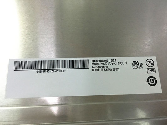 G150XTN06.0 1024×768 XGA 85PPI 450cd/m2 Painel LCD LCD Industrial