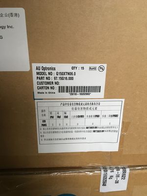 G150XTN06.0 1024×768 XGA 85PPI 450cd/m2 Painel LCD LCD Industrial