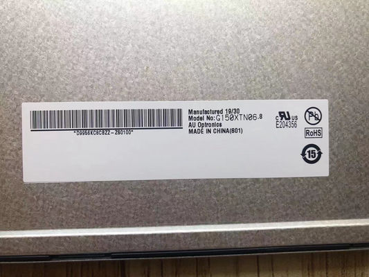 G150XTN06.8 AUO 15,0&quot; 1024×768 450 cd/m2 80/80/70/80 Ecrã LCD industrial