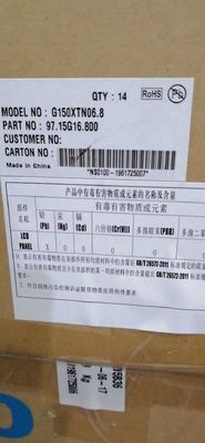 G150XTN06.8 AUO 15,0&quot; 1024×768 450 cd/m2 80/80/70/80 Ecrã LCD industrial
