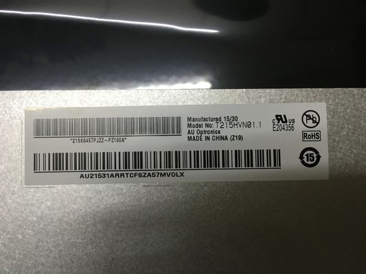 T215HVN01.1 21.5 polegadas 250 cd/m2 A-Si TFT LCD para monitor de computador 89/89/89/89