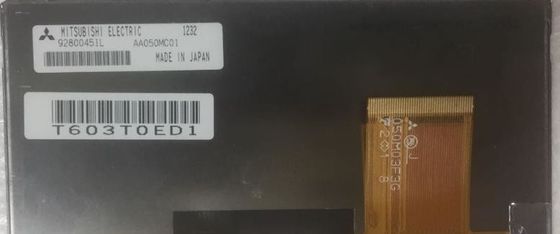 Temp do armazenamento de AA050MC01 Mitsubishi 5INCH 800×480 RGB 300CD/M2 WLED TTL.: -30 ~ EXPOSIÇÃO INDUSTRIAL do LCD de 80 °C