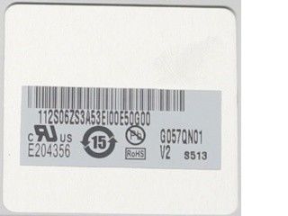 G057QN01 V2 AUO	Horas do ≥ 50K de uma vida de 5,7 POLEGADAS, com motorista do diodo emissor de luz, parte superior I/F, 180° reverso, 6/8 de bocado, resíduo metálico