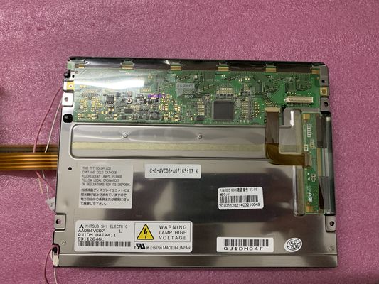 Temperatura de armazenamento do ² da polegada 640 (RGB) ×480 380 cd/m de AA084VF05 Mitsubishi 8,4: -20 ~ 80 EXPOSIÇÃO INDUSTRIAL do °C LOD