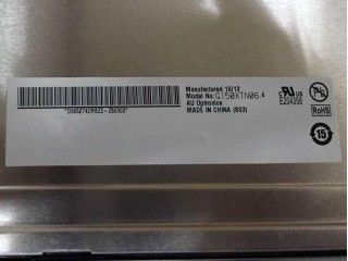 G150XTN06.4 AUO 15.0 INCH 3S7P WLED Backlight com LED Driver,Upside I/F, 180° Reverse, 6/8 bit, Matte