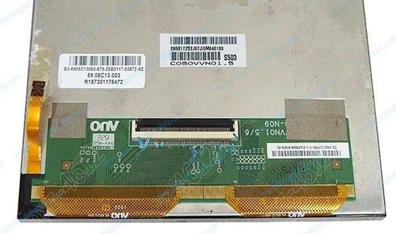 C050VVN01.5 AUO	Temp do armazenamento de 5INCH 800×480RGB 500CD/M2 WLED LVDS.: -40 ~ EXPOSIÇÃO INDUSTRIAL do LCD de 95 °C