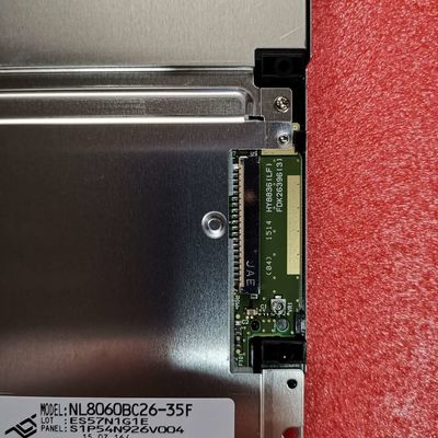 NL8060BC26-35F NÃO MENOS do Temp do armazenamento de 10.4INCH 800CD/M2 LCM 800×600 800×600RGB WLED LVDS.: -30 ~ EXPOSIÇÃO INDUSTRIAL do LCD de 80 °C