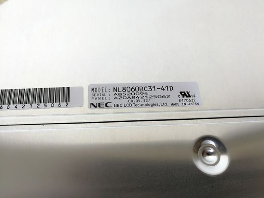 NL8060BC31-41D NÃO MENOS da temperatura de funcionamento de 12.1INCH 400CD/M2 LCM 800×600 800×600RGB CCFL LVDS: -20 ~ 70 °C LCD INDUSTRIAL
