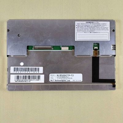 NL8048AC19-13 NLT 7&quot; 500nits 800×480 500CD/M2 Painel LCD LCM TFT 2,4W