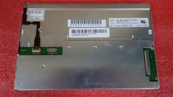 exposição do NEC LCD de 400nits LCM 800×480RGB WLED LVDS NÃO MENOS DE NL8048BC19-03