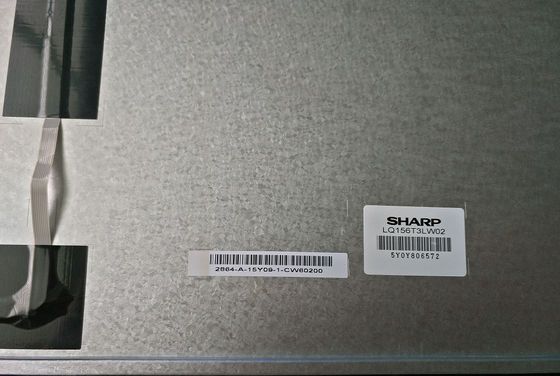 15,6” LCM 1366×768RGB   ² de 400cd/m   LQ156T3LW02   Afiado   Exposição de TFT LCD