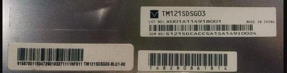 SVGA 82PPI 12,1&quot; 800×600 RGB Tianma TFT LVDS TM121SDSG03 80/80/65/75 (tipo)
