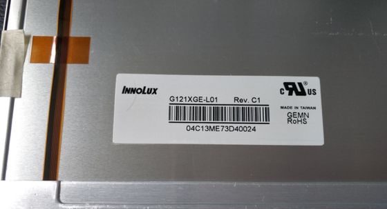 G121XGE-L01 INNOLUX 12,1” 1024 (RGB) EXPOSIÇÕES INDUSTRIAIS do LCD do ² de ×768 600 cd/m
