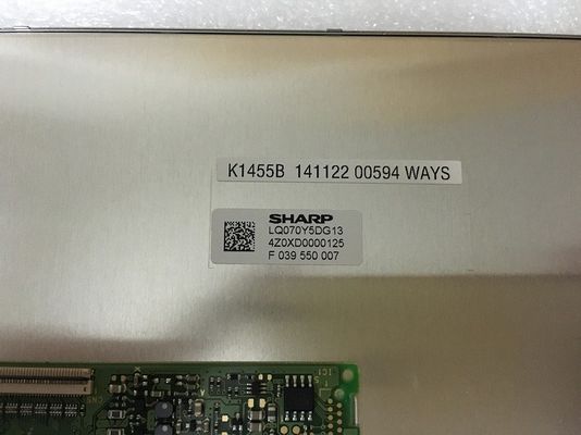 LQ070Y5DG13 7&quot; afiado LCM 800×480RGB   EXPOSIÇÃO INDUSTRIAL DO LCD   