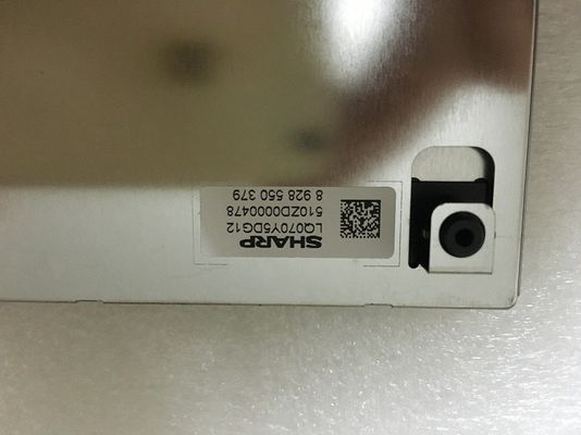 LQ070Y5DG12 7&quot; afiado EXPOSIÇÃO INDUSTRIAL de LCM 800×480RGB LCD  