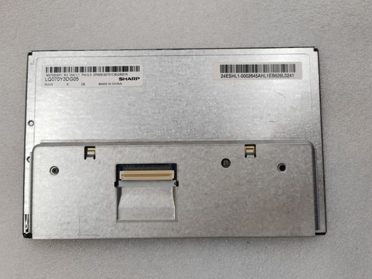 7&quot; LCM 800×480RGB	² de 350cd/m   LQ070Y3DG05 afiado	Exposição de TFT LCD