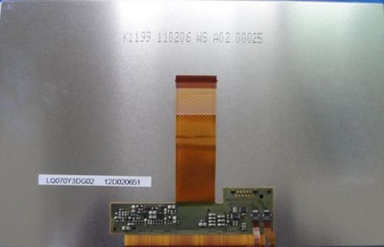 LQ070Y3DG02 7&quot; afiado LCM 800×480RGB  ² de 280cd/m   EXPOSIÇÃO INDUSTRIAL DO LCD
