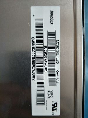 M280DGJ-L30 cd/m de Innolux 28,0&quot; 3840 (RGB) EXPOSIÇÃO INDUSTRIAL do LCD do ² de ×2160 300