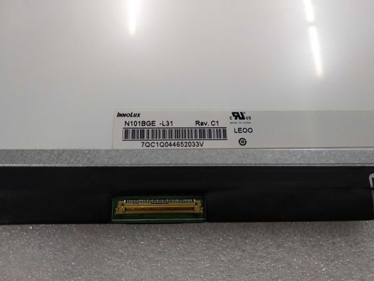 N101BGE-L31 Innolux 10,1” 1366 (RGB) EXPOSIÇÕES INDUSTRIAIS do LCD do ² de ×768 200 cd/m
