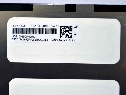 N101ICE-G62 Innolux 10,1” 1280 (RGB) EXPOSIÇÕES INDUSTRIAIS do LCD do ² de ×800 350 cd/m
