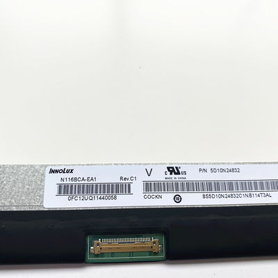 N116BCA-EA1 Innolux 11,6” 1366 (RGB) EXPOSIÇÕES INDUSTRIAIS do LCD do ² de ×768 250 cd/m