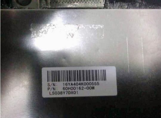 3,8&quot;	LCM	480×800RGB 	² de 300cd/m   Exposição afiada de LS038Y7DX01 TFT LCD