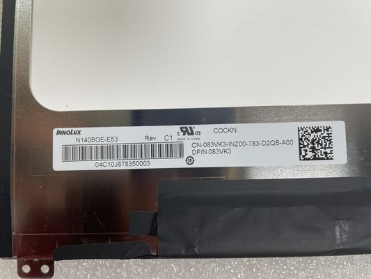 N140BGE-E53 INNOLUX 14,0” 1366 (RGB) EXPOSIÇÕES INDUSTRIAIS do LCD do ² de ×768 200 cd/m