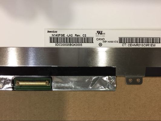 N140FGE-LA2 CHIMEI INNOLUX 14,0” 1600 (RGB) EXPOSIÇÕES INDUSTRIAIS do LCD do ² de ×900 300 cd/m