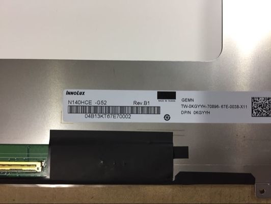 N140HCE-G52 INNOLUX 14,0” 1920 (RGB) EXPOSIÇÕES INDUSTRIAIS do LCD do ² de ×1080 300 cd/m