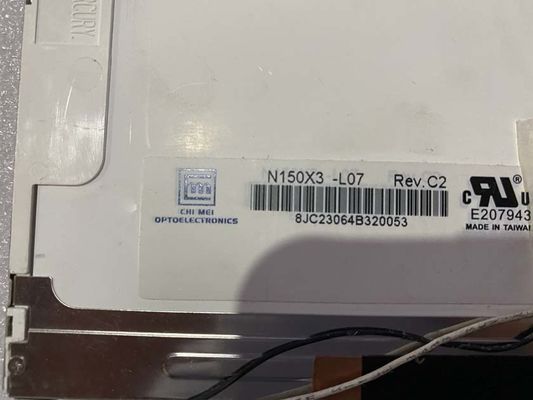N150X3-L07 CMO 15,0” 1024 (RGB) EXPOSIÇÕES INDUSTRIAIS do LCD do ² de ×768 170 cd/m