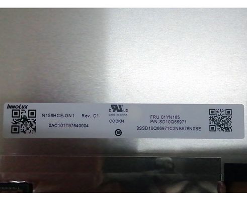 N156HCE-GN1 Innolux 15,6” 1920 (RGB) EXPOSIÇÕES INDUSTRIAIS do LCD do ² de ×1080 500 cd/m