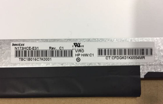 N173HCE-E31 Innolux 17,3” 1920 (RGB) EXPOSIÇÕES INDUSTRIAIS do LCD do ² de ×1080 300 cd/m