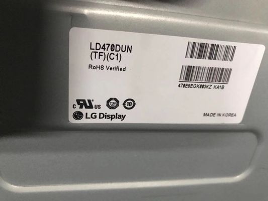 EXPOSIÇÃO INDUSTRIAL do LCD do ² de ×1080 450 cd/m de LD470DUN-TFC1 LG Display 47&quot; 1920 (RGB)