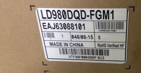 Cd/m de LD980DQD-FGM1 LG Display 98&quot; 3840 (RGB) EXPOSIÇÃO INDUSTRIAL do LCD do ² de ×2160 500